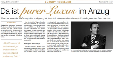 Luxus im Anzug